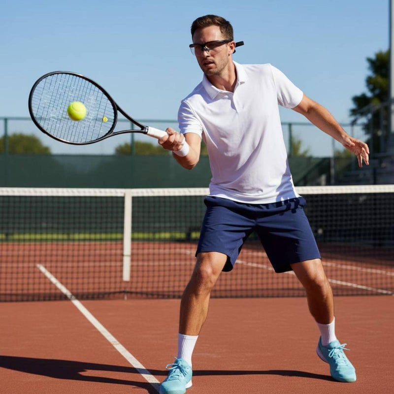 Pickleball Goggles Anti-Fog Adjustable Strap Sports Goggles Scratch-Resistant Racquetball Glasses for Athletes - Image 4