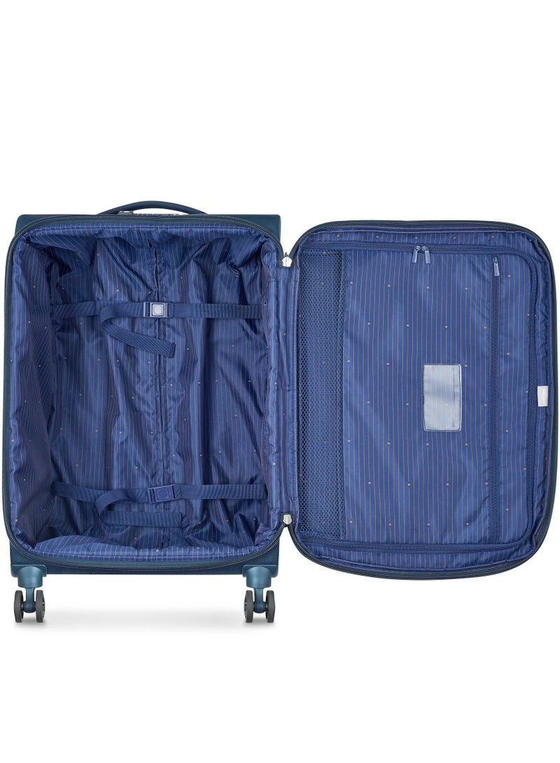 ديلسي _باريس حقيبة سفر مونمارتر اير 2.0 68 سم سوفت كيس بعجلات مزدوجة قابلة للتوسيع لون أزرق فاتح - Image 2