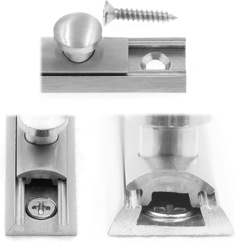 Defender Security U 10307 4-Inch Surface Bolt with Classic Bronze Finish - Image 3