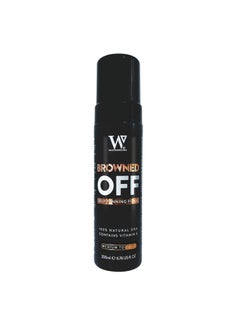 Browned Off Medium to Dark 200ml Watermans Self Tanning Mousse with Aloe Vera Vitamin E Fast Drying Vegan Fake Tan  Aloe vera tanning mousse