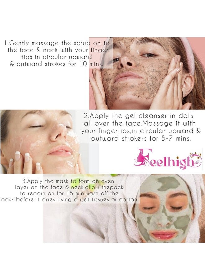 Feelhigh Cucumber scrub with skin whitening & cucumber Mask & Cucumber Gel - Image 5