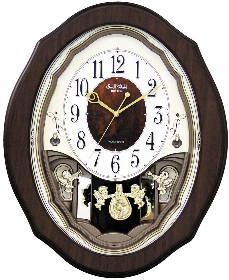 Rhythm Clocks Rhythm Clocks Precious Angels Musical Motion Clock 