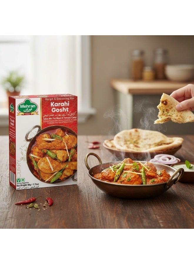 Mehran KARAHI GOSHT/FRY MASALA 50GM - Image 5