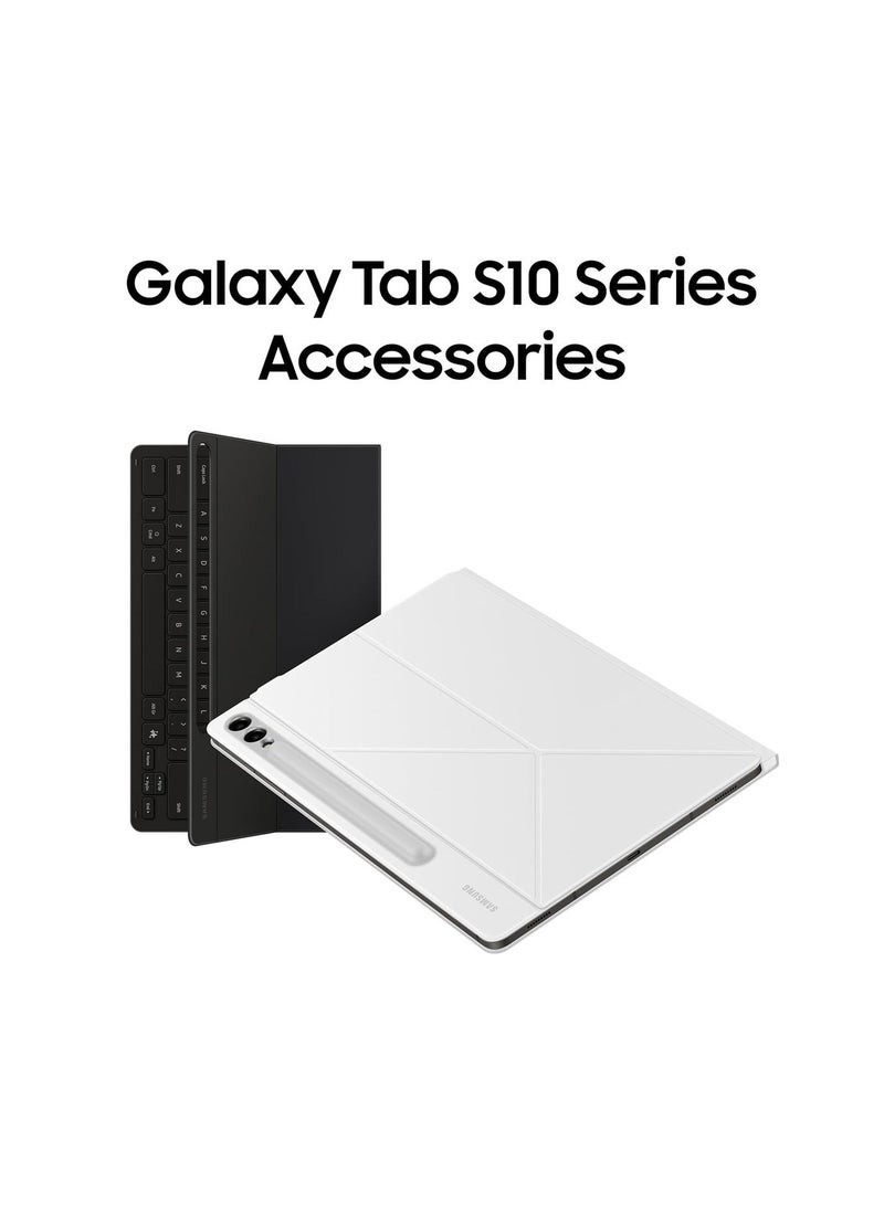 سامسونج جالاكسي تاب S10 بلس [سمارت تشويس]، قلم S داخل العلبة، شاشة ديناميكية AMOLED 2X بحجم 31.5 سم (12.4 بوصة)، 12 جيجابايت رام، 256 جيجابايت تخزين، تابلت واي فاي + 5G، رمادي قمر (SM-X826B) - Image 4