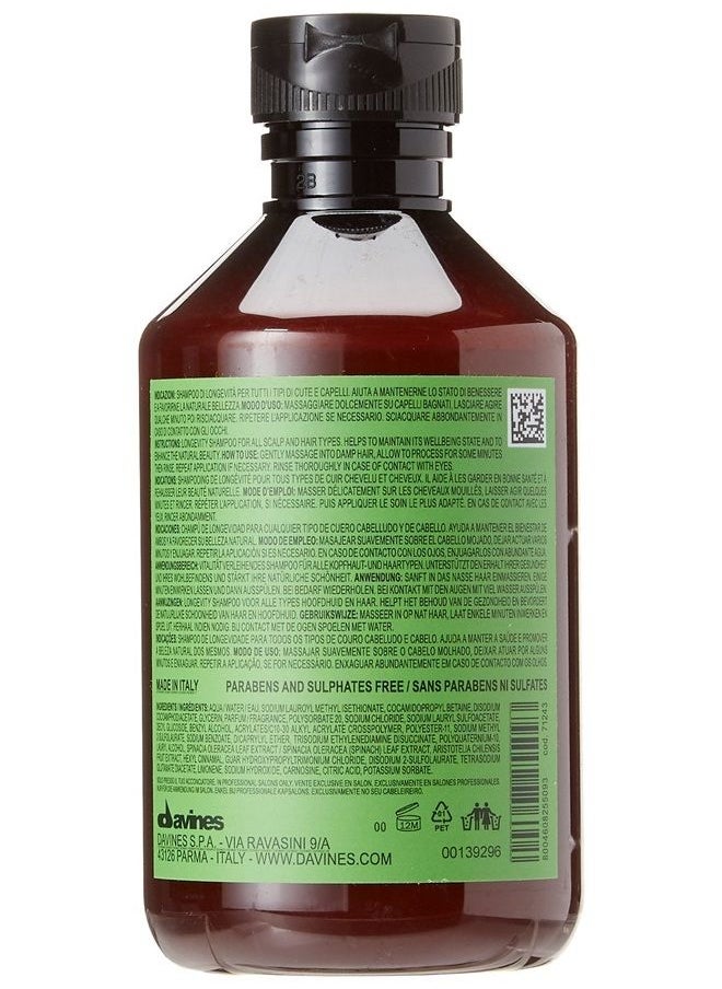 Davines - Naturaltech RENEWING Shampoo, Gentle Cleansing That Promotes The Well Being Of Hair And Scalp, 8.45 fl. oz. - Image 1