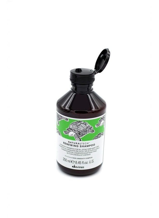 Davines - Naturaltech RENEWING Shampoo, Gentle Cleansing That Promotes The Well Being Of Hair And Scalp, 8.45 fl. oz. - Image 1