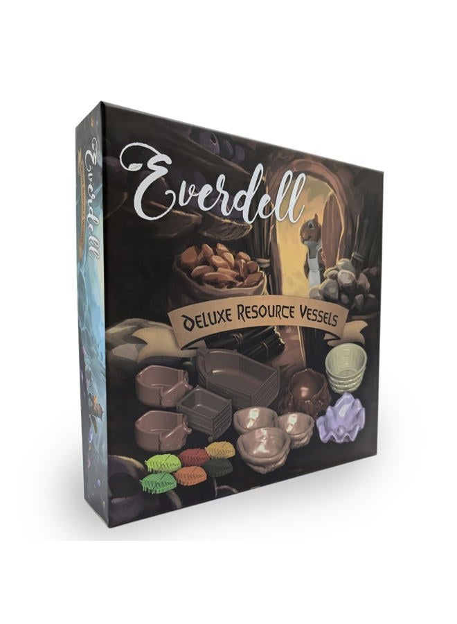 STARLING GAMES Everdell Deluxe Resource Vessels 2nd Edition | Themed Containers & Card Holders | Accessory Pack for Everdell Base Game & Expansions | Includes 10 Unique Vessels, 3 Leaf Card Holders - Image 1