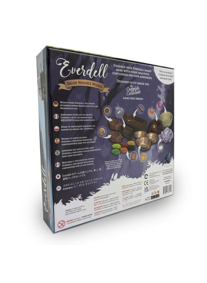 STARLING GAMES Everdell Deluxe Resource Vessels 2nd Edition | Themed Containers & Card Holders | Accessory Pack for Everdell Base Game & Expansions | Includes 10 Unique Vessels, 3 Leaf Card Holders - Image 2