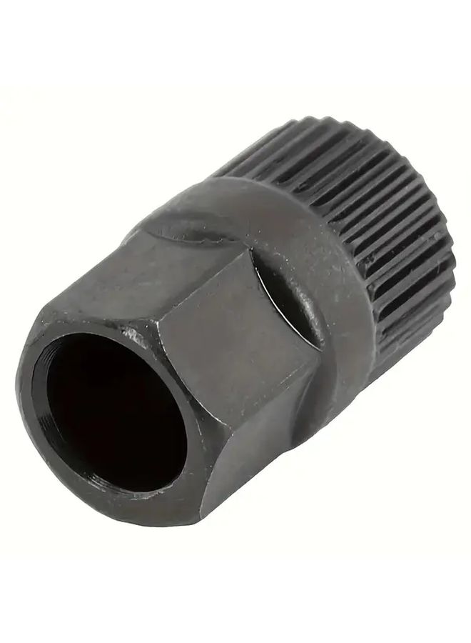 2Pcs Black 33 Tooth Alternator Pulley Socket Car Repair Tool Drill Attachment - Image 4