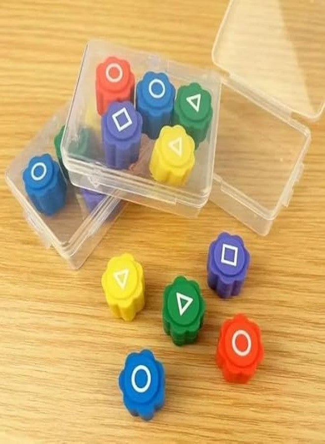 JBM ENTERPRISE Gonggi Game Set, Squad Traditional Korean Game 1 Set,Stones Plastic Playing Pieces with Storage Case, (5 Pieces with Box) - Image 2