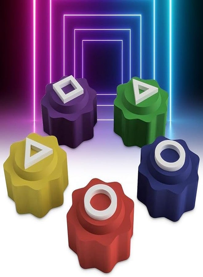 JBM ENTERPRISE Gonggi Game Set, Squad Traditional Korean Game 1 Set,Stones Plastic Playing Pieces with Storage Case, (5 Pieces with Box) - Image 1