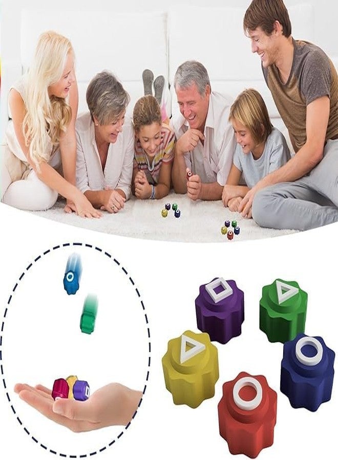 JBM ENTERPRISE Gonggi Game Set, Squad Traditional Korean Game 1 Set,Stones Plastic Playing Pieces with Storage Case, (5 Pieces with Box) - Image 5