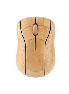Thoraya 2.4GHz Bamboo Wireless Optical Mouse PC Laptop Computer Wooden Wood  - Image 3