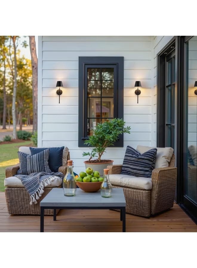 موندا قطعتان من مصابيح الحائط اللاسلكية مع جهاز تحكم عن بعد، مصابيح حائط LED تعمل بالبطارية القابلة لإعادة الشحن، إضاءة تعتيم بدون خطوات لطلاء الجدران، غرفة المعيشة، غرفة النوم، الممر، الحمام، إضاءة ليلية - Image 4