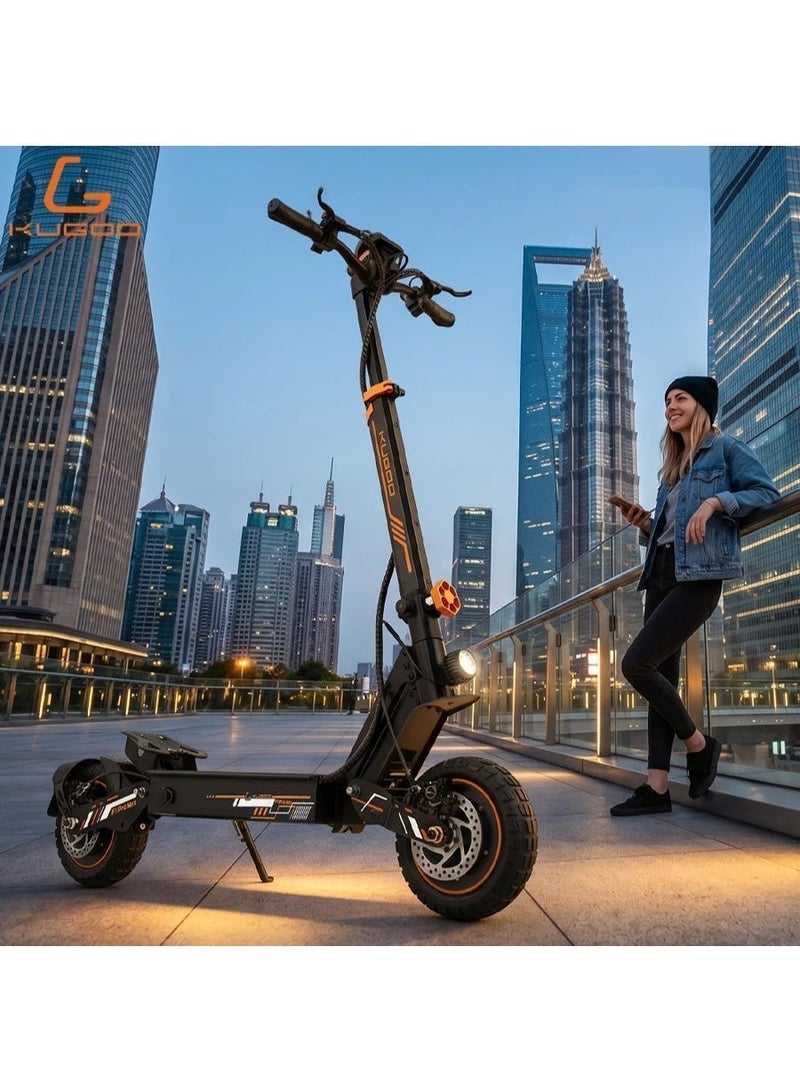 Kugoo F1 Pro Max Dual Motor Electric Scooter with 48V 22.4ah Battery, 1600 watts dual motors, with up to 50km range - Image 1