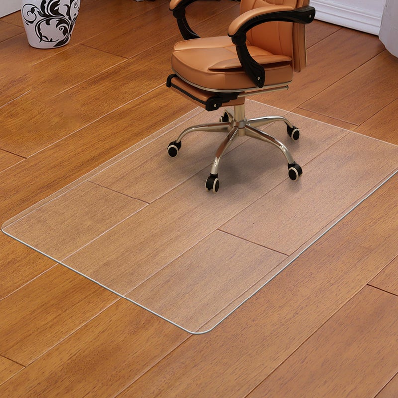 Clear Chair Mat for Hardwood Floor  36x48 Heavy Duty Desk Chair Mats for Office Chair  Transparent Computer Floor Mat Office Home Floor Protection Mat for WoodTile