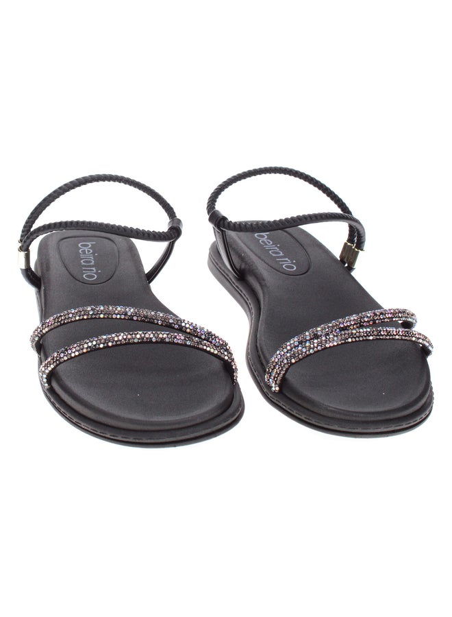 Beira Rio Embellished Flat Sandals - Image 3