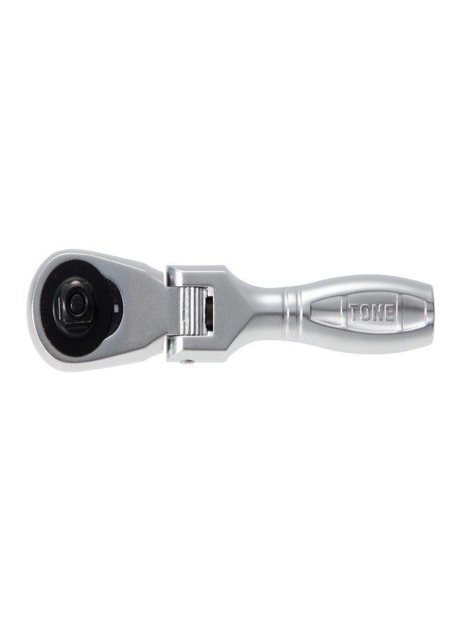 TONE Short Ratchet Handle Flex Head (Socket Hold Type) RH2FHS 1/4" Inch Drive - Image 4