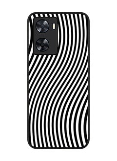 Stylizedd Rugged Black edge case for Oppo A57 4G/Oppo A77 4G/Oppo A77s Slim fit Soft Case Flexible Rubber Edges Anti Drop TPU Gel Thin Cover - Zebra Lines  - Image 1