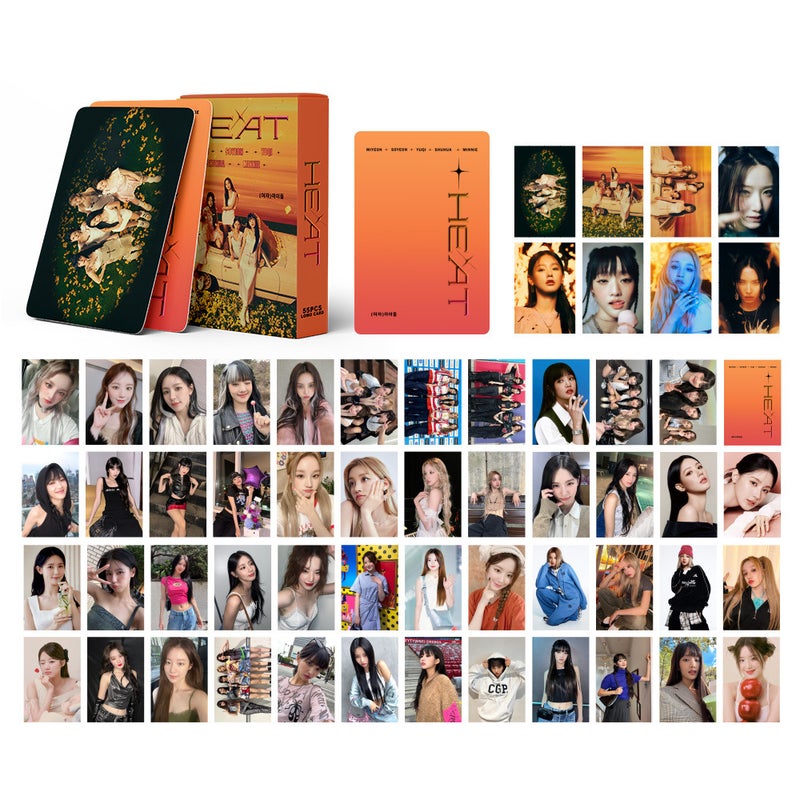 54/55 Card Integration Small Card G-Idle Album Card Kpop Korean Wave Homemade Po Lomo Card Sk - Image 1