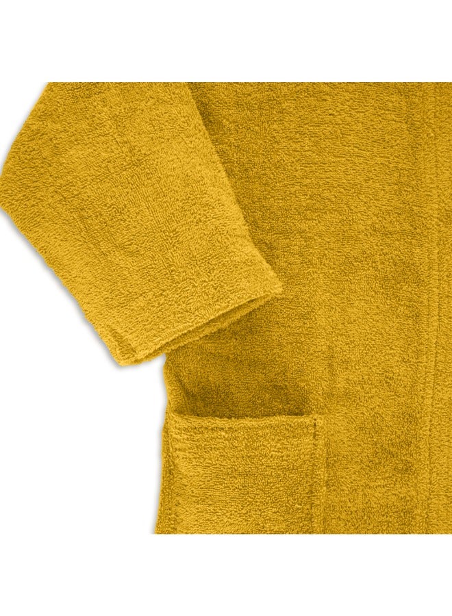 BYFT Daffodil (Yellow) Premium 8 Year Kids Hooded Bathrobe (112x113 Cm) Terry Cotton, Highly Absorbent and Quick dry, Hotel and Spa Quality Bathrobe for Boy and Girl-400 Gsm - Image 3