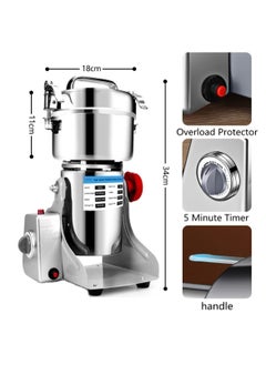 Spice Grinder, 304 Stainless Steel Powder Grinder, 36000 RPM Superfine Mill for Herb, Spice, Nut, Cereal, 30s Speedy Grinding Mixer, Coffee Grinder Machine for Home, Restaurant, Hotel - pzsku/Z9DE406BBAE34533B9CBBZ/45/_/1724750483/6ffcf9e3-2b52-4f92-a052-9ef13ec3694c