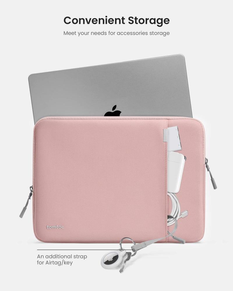 Tomtoc tomtoc 360° Protective Laptop Sleeve for 16-inch MacBook Pro M4/M3/M2/M1 Pro/Max A3403 A3186 A2991 A2780 A2485 A2141 2024-2019, Dell XPS 16 Laptop, Water-Resistant MacBook Case with Accessory Pocket  - Image 5