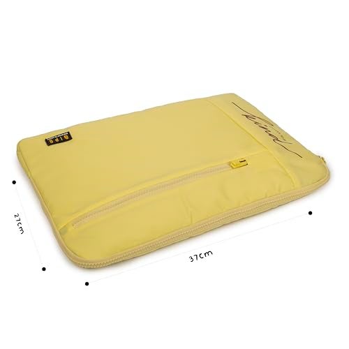 QIPS 14.5" inch Laptop Sleeve Cover Slim and Water Resistant for MAC/Dell/HP/Asus/Lenovo/Acer (Yellow). - Image 5