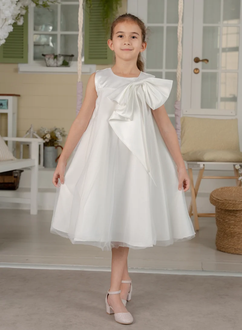 D'Daniela Ruffled Collar Dress