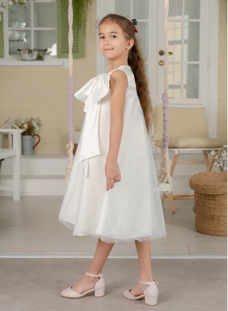 D'Daniela Ruffled Collar Dress