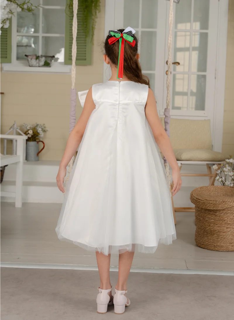 D'Daniela Ruffled Collar Dress