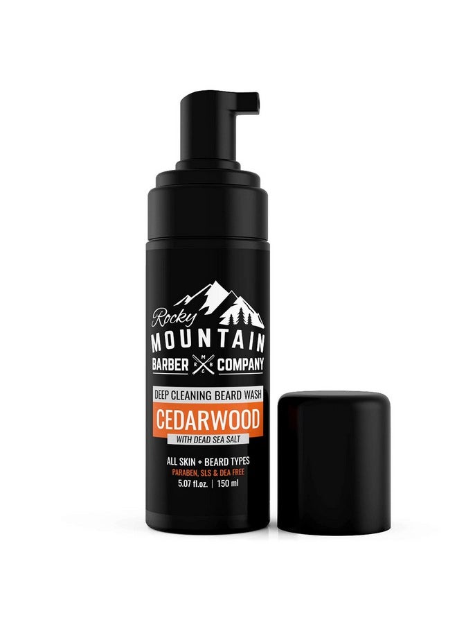 Foaming Cedarwood Beard Wash With Cedarwood Essential Oil Vitamin B5 & Dead Sea Salt 5 Oz By Rocky Mountain Barber Company - pzsku/Z9DE44F595988FA4F3FD5Z/45/_/1696072328/69e5dea5-bdf2-4142-a5f6-44b11b8efde5