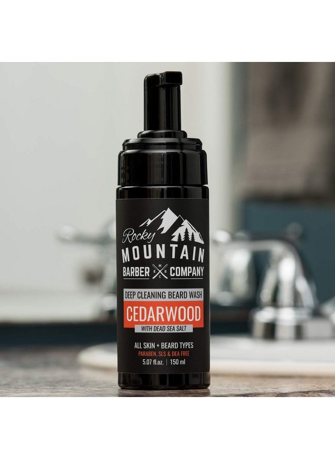 Foaming Cedarwood Beard Wash With Cedarwood Essential Oil Vitamin B5 & Dead Sea Salt 5 Oz By Rocky Mountain Barber Company - pzsku/Z9DE44F595988FA4F3FD5Z/45/_/1696072337/cf21104f-ea98-4e1b-bc92-350afd26f776