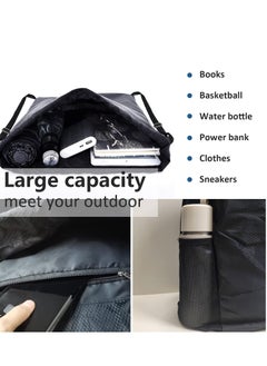 Waterproof Drawstring Sports Gym Bag, Oxford Fabric Backpack for Men and Women - Ideal for School, Beach, Holidays, Swimming, and Travel (40x48cm) - pzsku/Z9DE454FBFB417A6AA58CZ/45/_/1723025797/e16762f4-f01e-422c-9f67-e1db846d09a1