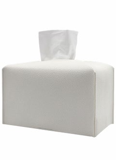 HomarKet Large Size Leather Tissue Box Cover Holder Home Decorations for Living Room Bedroom and Office Tissue Box Cover for Car  - Image 1