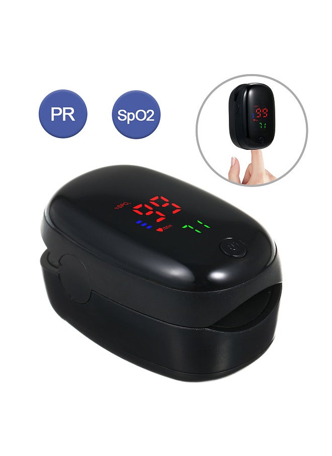 Generic - Digital Fingertip Pulse Oximeter LED Display Fingertip Oxygen Saturation Pluse Rate Detector Mini SpO2 PR Monitor 8s Power-off - Image 1