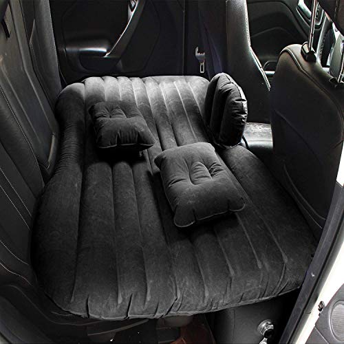 SHREE HANS CREATION Car Travel Inflatable Sofa Mattress Air Bed Cushion Camping Bed Rear Seat with Two Inflatable Pillow and Air Pump for Car Back Seat Durable inflatable Mattress Sleeping & Enjoyment - Image 3