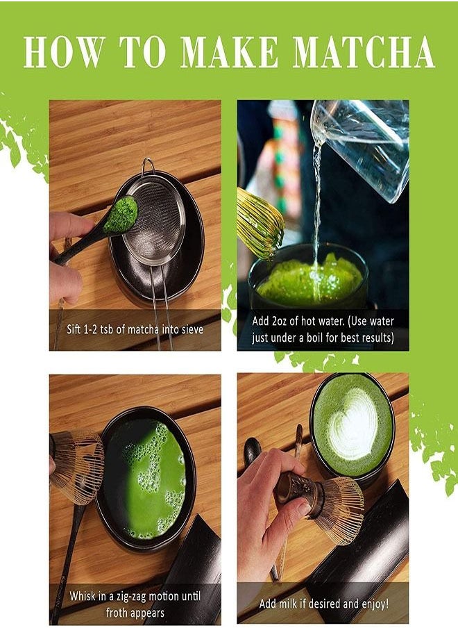 Bamboo Tea Set Matcha Whisk Scoop Spoon