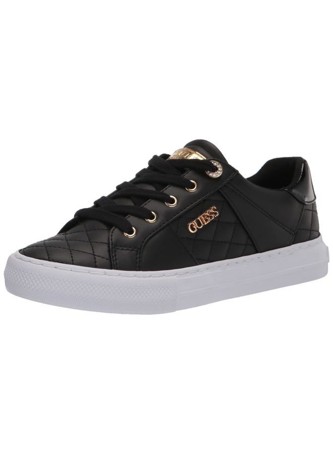 GUESS Women's Loven Sneaker, Black Multi, 36 EU - Image 1