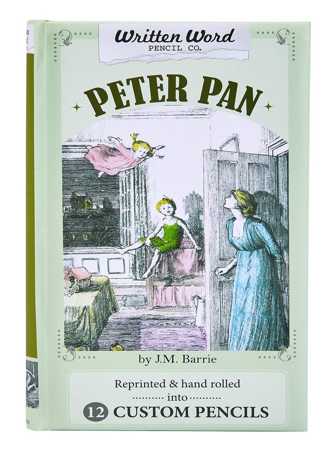 It's Academic Written Word Pencil Co. Classic Story Pencils with Decorative Box, 12 Pack, Peter Pan - Image 2