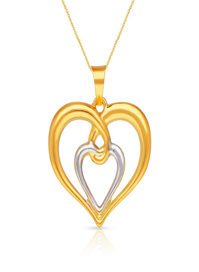 Malabar Gold and Diamonds 22 Karat 916 Purity Gold Pendant LAPN120AT - Image 1