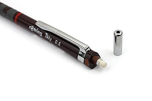 Rotring قلم رصاص ميكانيكي روتراينج تيكي رفيع 05 مم بورجوندي 1904691 2 قطع - Image 4