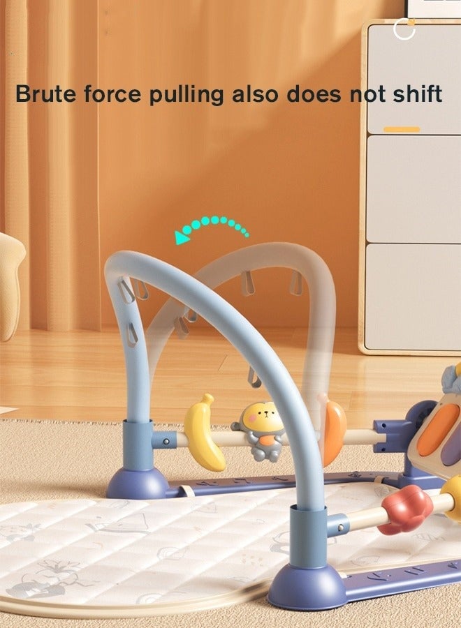 ميكسد حصيرة لعب الأطفال وحصيرة جيم بيانو مضحكة مع بطانية بيضاء، مركز نشاط للرضع من الولادة حتى سن الطفولة المبكرة. - Image 3