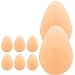 HartFelt 8ct Tear Drop Face Scrubber for Women Reusable Facial Sponges for Daily Cleansing Facial Exfoliating Pads for Removing Dead Skin Dirt Makeup Made in USA - Image 2