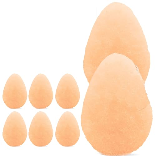 HartFelt 8ct Tear Drop Face Scrubber for Women Reusable Facial Sponges for Daily Cleansing Facial Exfoliating Pads for Removing Dead Skin Dirt Makeup Made in USA - Image 1
