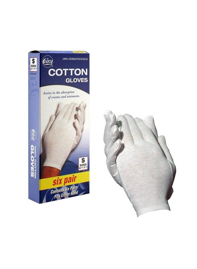 Cara Moisturizing Eczema Cotton Gloves Small 6 Pair - Image 2
