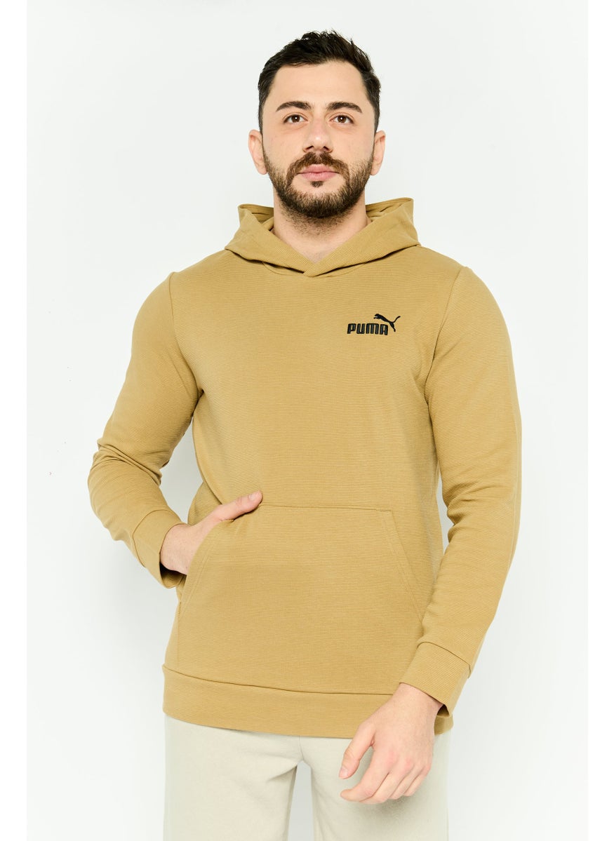 PUMA Men Sportswear Fit Long Sleeve Training Sweatshirt, Brown  - Image 1
