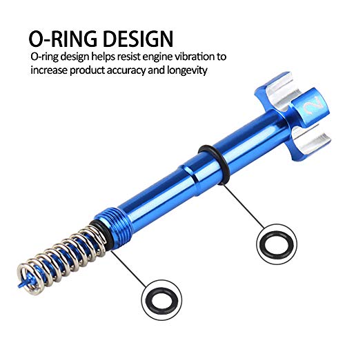 RSG برغي خليط الهواء والوقود قابل للتعديل CNC كارب FCR برغي هواء متوافق مع كاربوريتر KEIHIN لأربعة أشواط كارب FCR دراجة نارية (أزرق) - Image 4