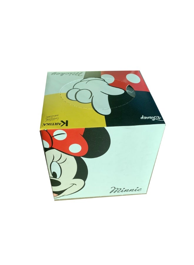 Mickey Minnie Facial Tissue 3 PLY 56PCS | Soft & Strong Facial Tissues for Everyday Use