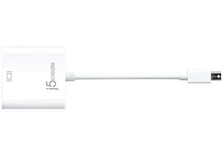 j5create Mini DisplayPort to HDMI Adapter, White | Supports Resolutions up to 1920 x 1200 / 1080p @ 60 Hz | Compatible with Apple, iMac, MacBook, or PC - Image 2
